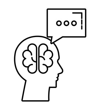 beyin fırtınası ve konuşma balonu kasalı