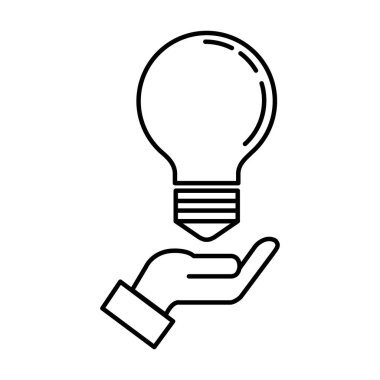 kaldırma ampul ışık el