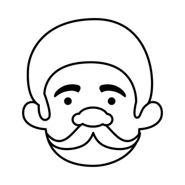 bıyıklı maço adam kafa adam