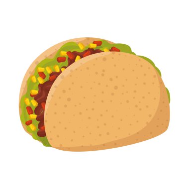 lezzetli taco Meksika yemeği