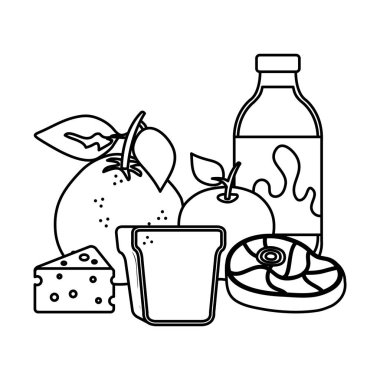 sağlıklı gıda ile lezzetli süt şişesi