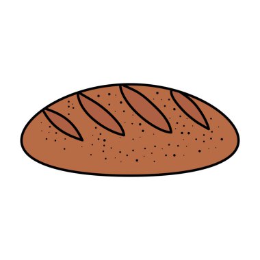 lezzetli ekmek ayrılmaz simgesi