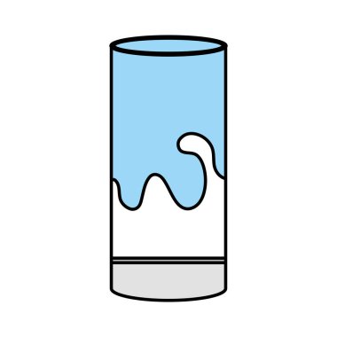 lezzetli süt cam Kupası