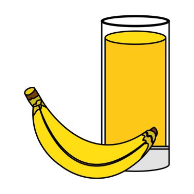 muz taze sıkılmış meyve suyu