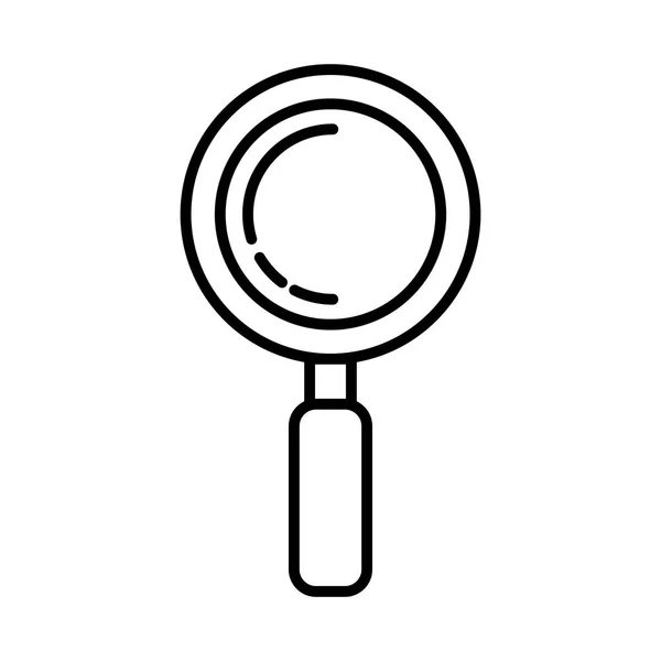 Search magnifying glass icon — Stock Vector