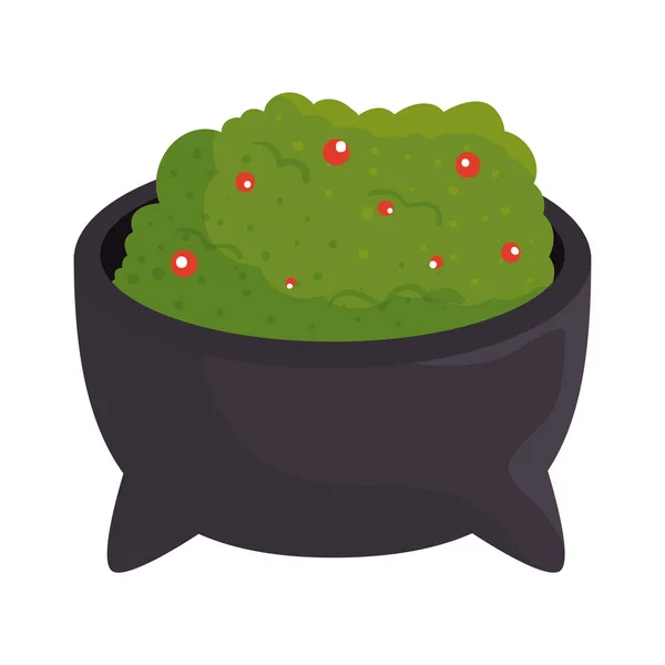 Heerlijke guacamole saus pictogram — Stockvector