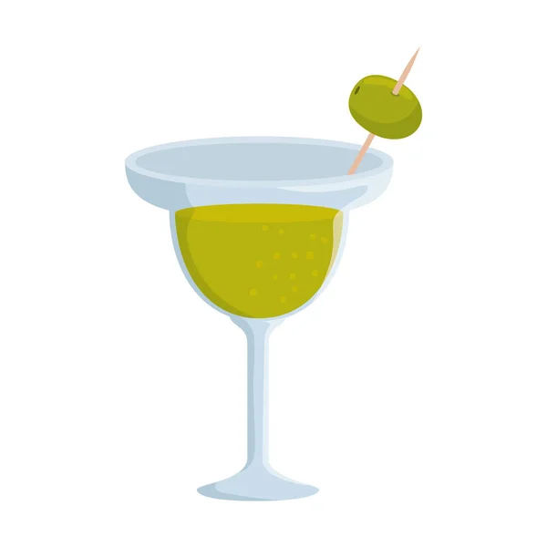 Tequila cup margarita dryck — Stock vektor