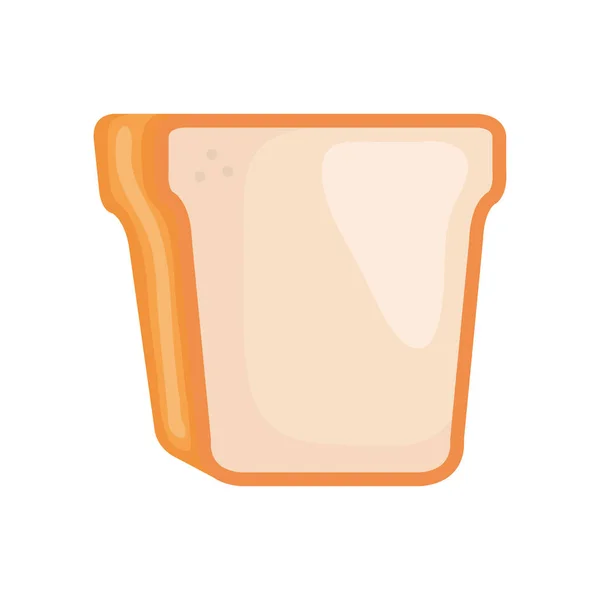 Νόστιμο ψωμί τοστ εικονίδιο — Διανυσματικό Αρχείο