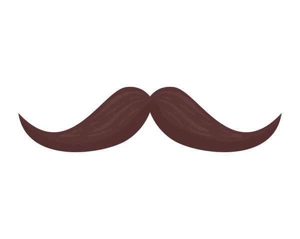 Bigote estilo hipster accesorio — Archivo Imágenes Vectoriales