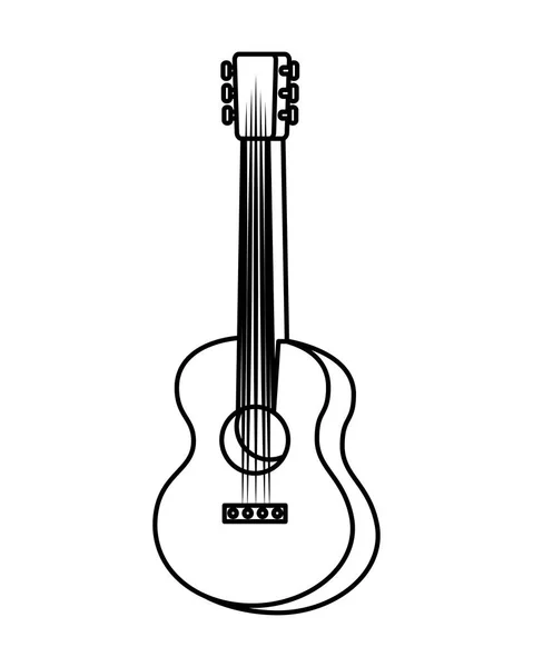 Ikona kytarového nástroje — Stockový vektor