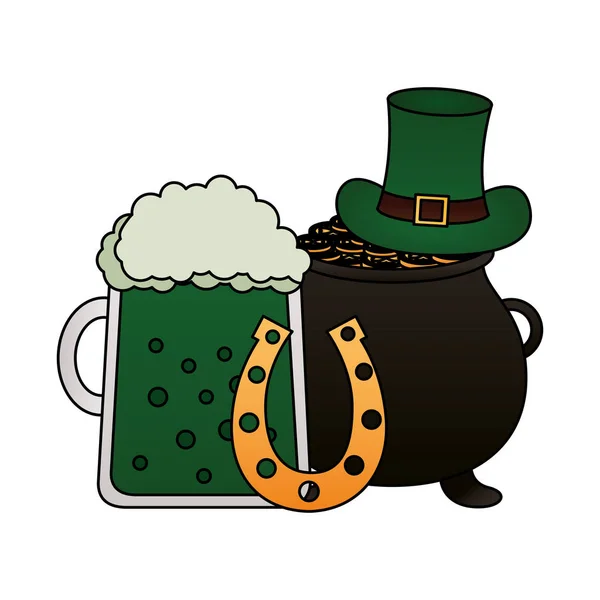 Glücklicher St. Patricks Day — Stockvektor