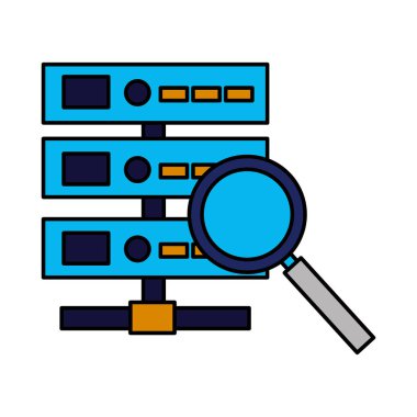 veritabanı sunucu magnifyig cam arama