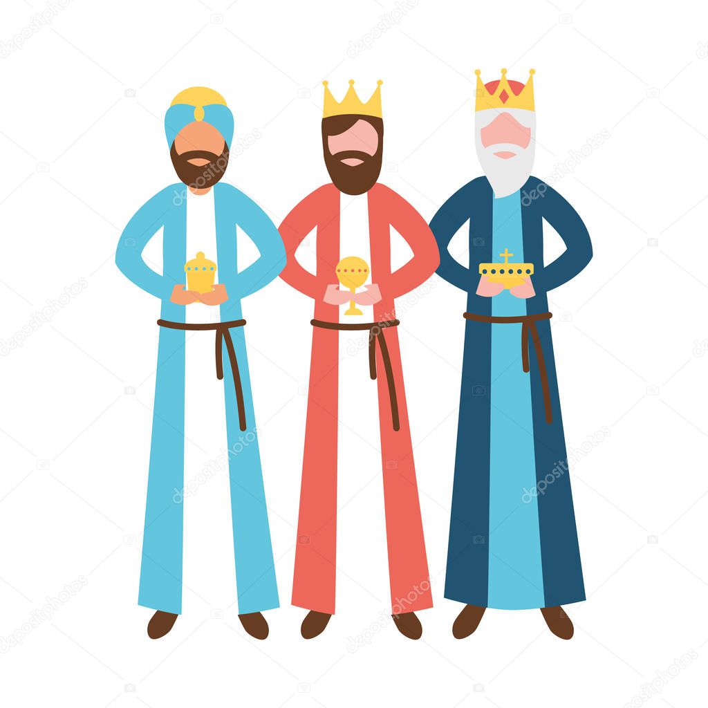 three wise men king with gift epiphany