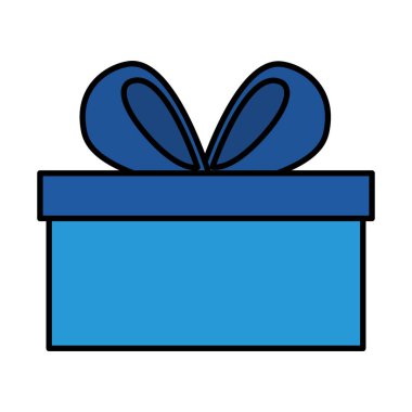 Beyaz arkaplanda hediye kutusu