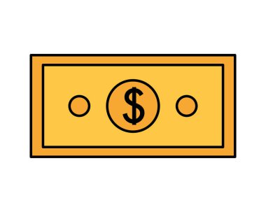 para banknot para beyaz arka plan üzerinde