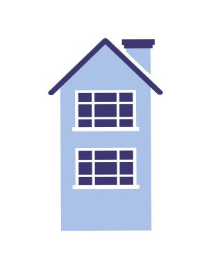 ev ev beyaz arka plan üzerinde