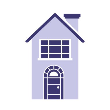 ev ev beyaz arka plan üzerinde