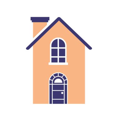 ev ev beyaz arka plan üzerinde