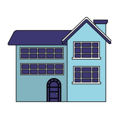 ev ev beyaz arka plan üzerinde