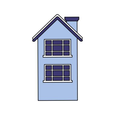 ev ev beyaz arka plan üzerinde