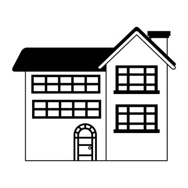 ev ev beyaz arka plan üzerinde