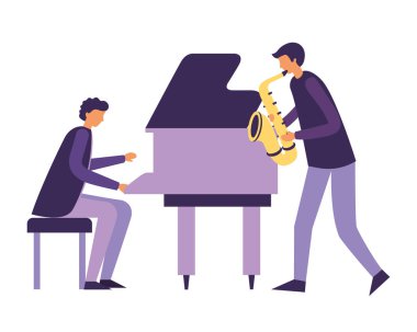 müzik insanları aletler