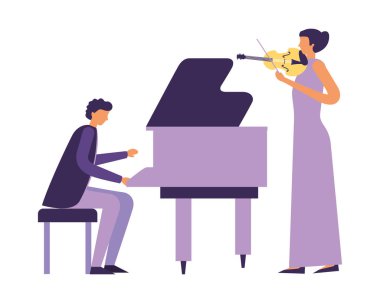 müzik insanları aletler