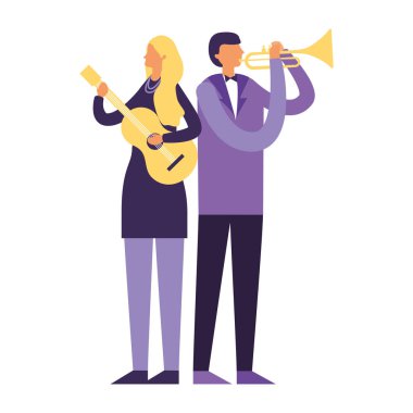 müzik insanları aletler