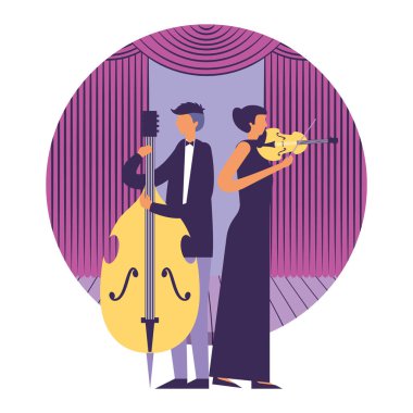 müzik insanları aletler