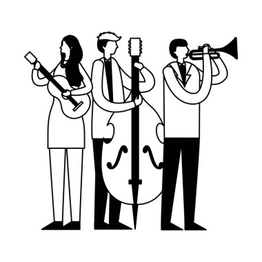 müzik insanları aletler