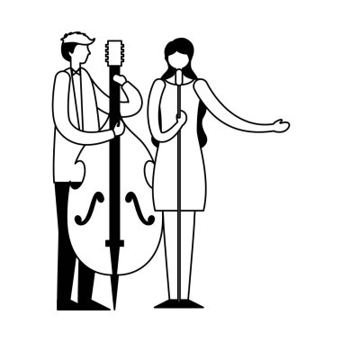 müzik insanları aletler