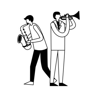 müzik insanları aletler