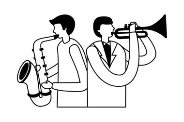 müzik insanları aletler
