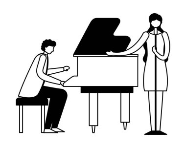 müzik insanları aletler