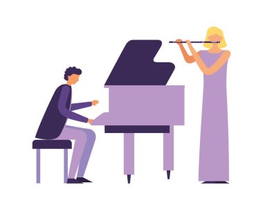 müzik insanları aletler