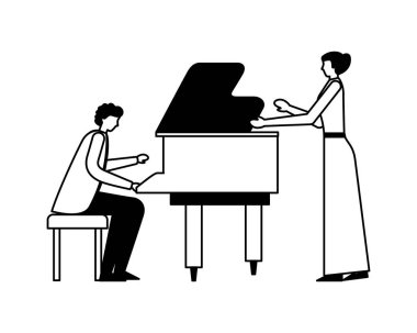 müzik insanları aletler