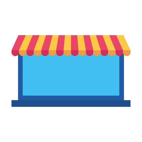 Magasin d'ordinateur portable achats en ligne — Image vectorielle