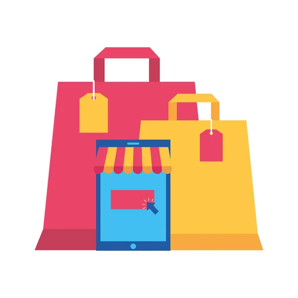 Zakup online e-commerce — Wektor stockowy