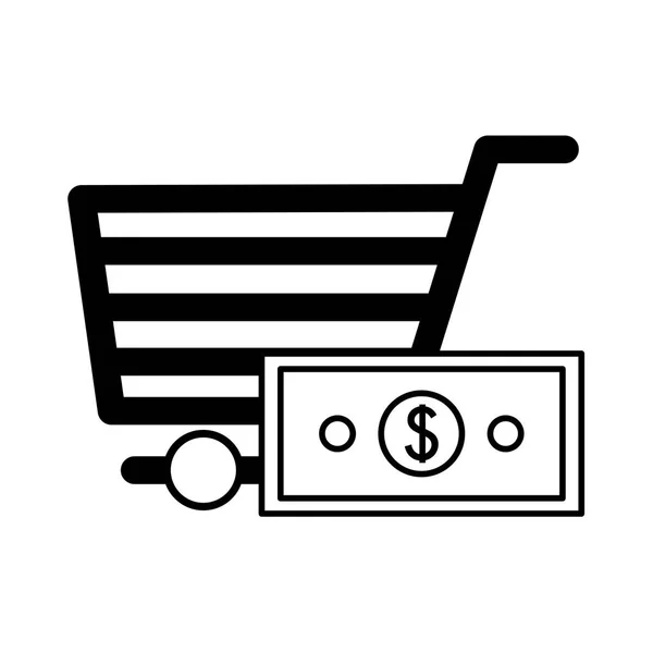 Online köper e-handel — Stock vektor