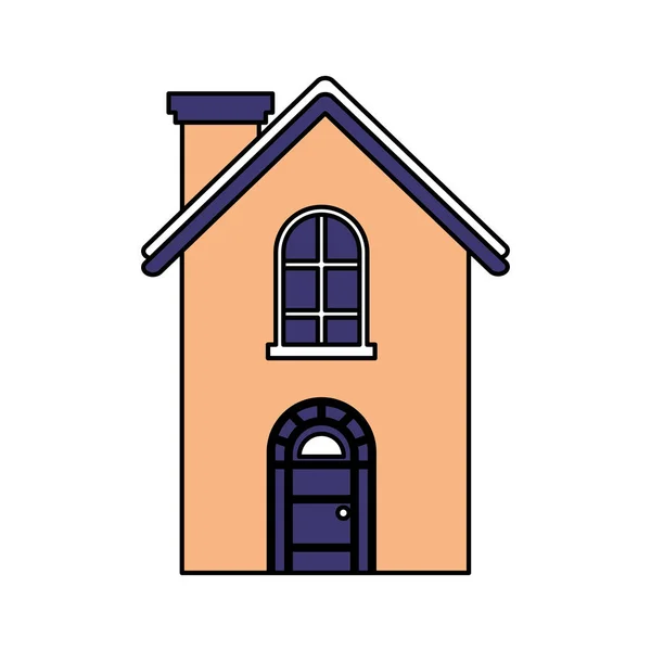 Casa casa sobre fondo blanco — Vector de stock