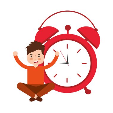 Çocuk oturma saat alarm uyku modundan çıkarma