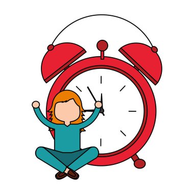 Kız çizgi film uyan çalar saat