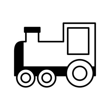 oyuncak tren vagon beyaz arka plan üzerinde