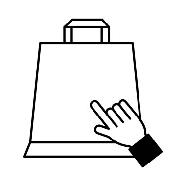 Çevrimiçi alışveriş kavramı