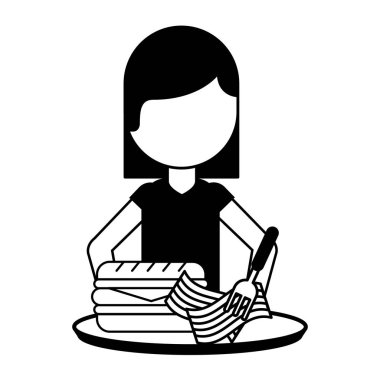 kız ile plaka yemek