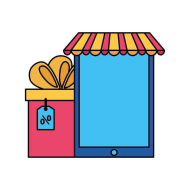 Çevrimiçi alışveriş kavramı