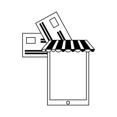 Çevrimiçi alışveriş kavramı