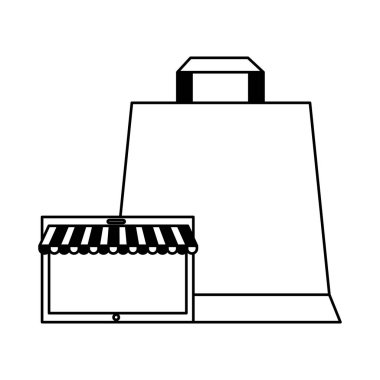 Çevrimiçi alışveriş kavramı