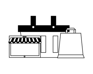 Çevrimiçi alışveriş kavramı