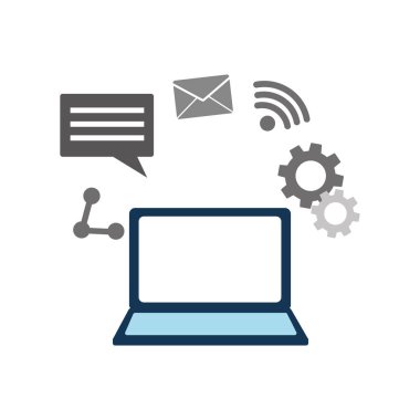 dizüstü bilgisayar sosyal medya ağı